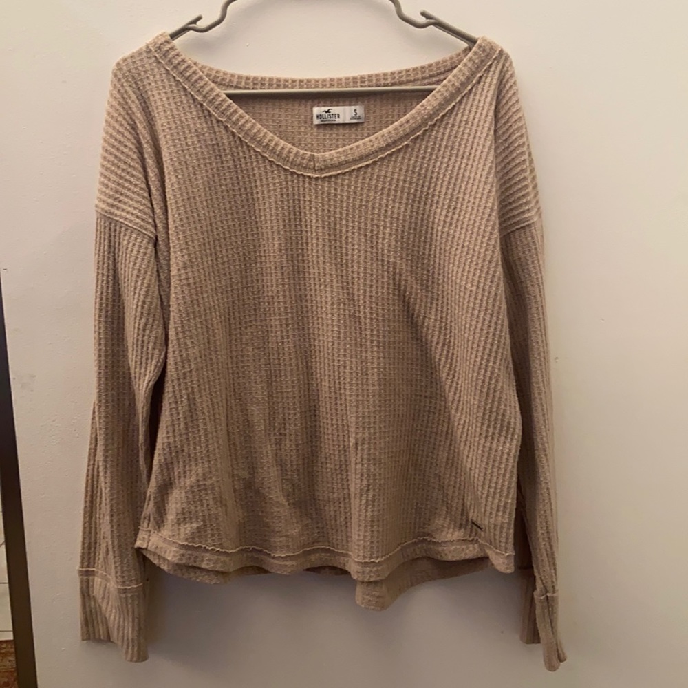 Tan Hollister sweater